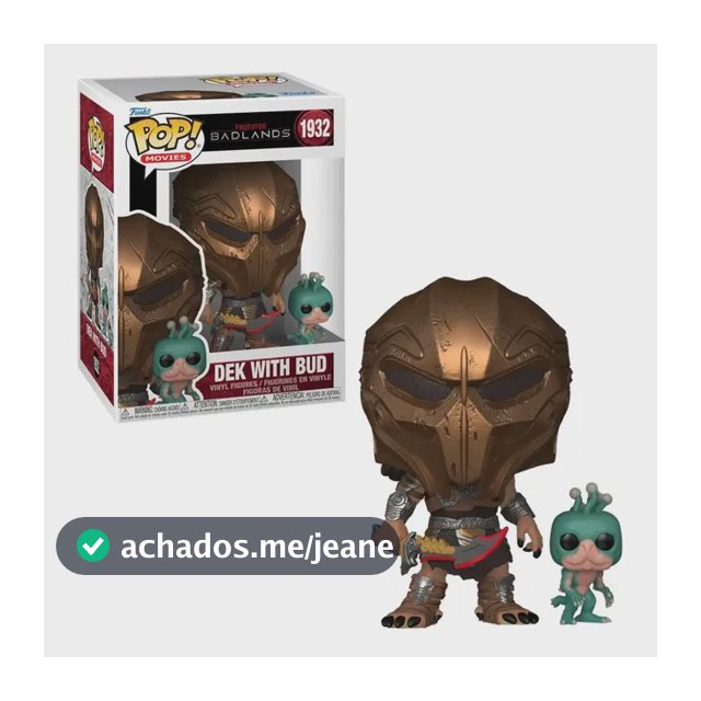 Boneco Funko Pop! Predador: Terras Selvagens - Dek E Bud