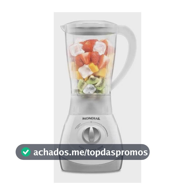 Liquidificador Easy Power 550w 1,9 Litros Mondial Branco