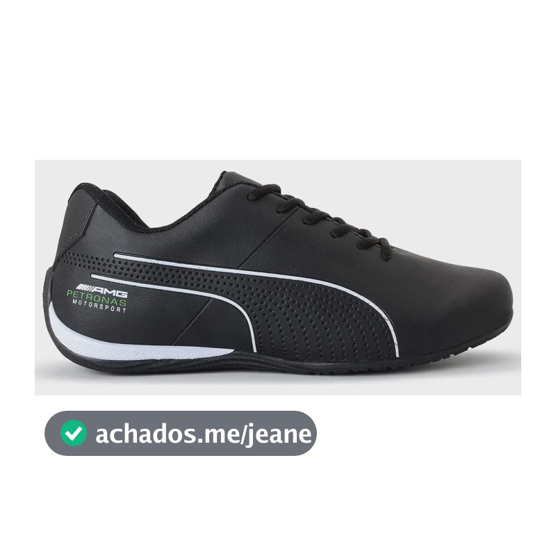 Tênis Masculino Puma Mercedes Amg Petronas Mapf1 Promoção Preto 40 Br