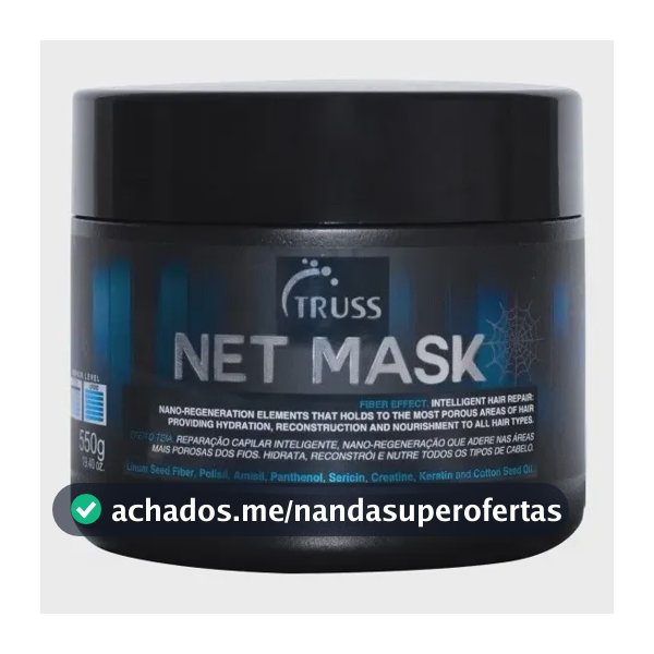 Truss Net Mask - Hidratação Profunda