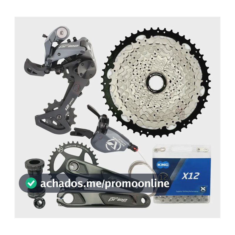 Grupo Absolute Prime Coroa 34d 1x12v 11/50 Corrente Kmc X12