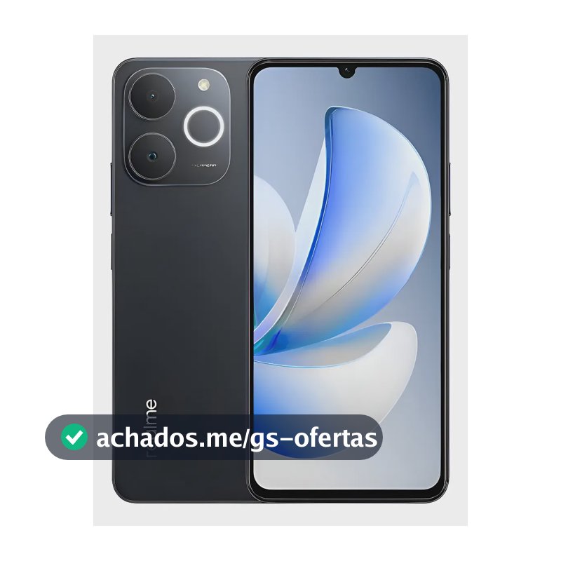Smartphone Realme Note 70 Celular 4gb 256gb Preto