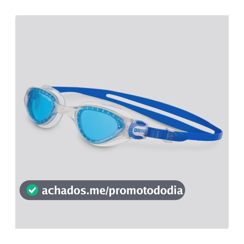 Óculos De Natação Masc/femi Cruiser Soft Proteção Uv Arena Azul