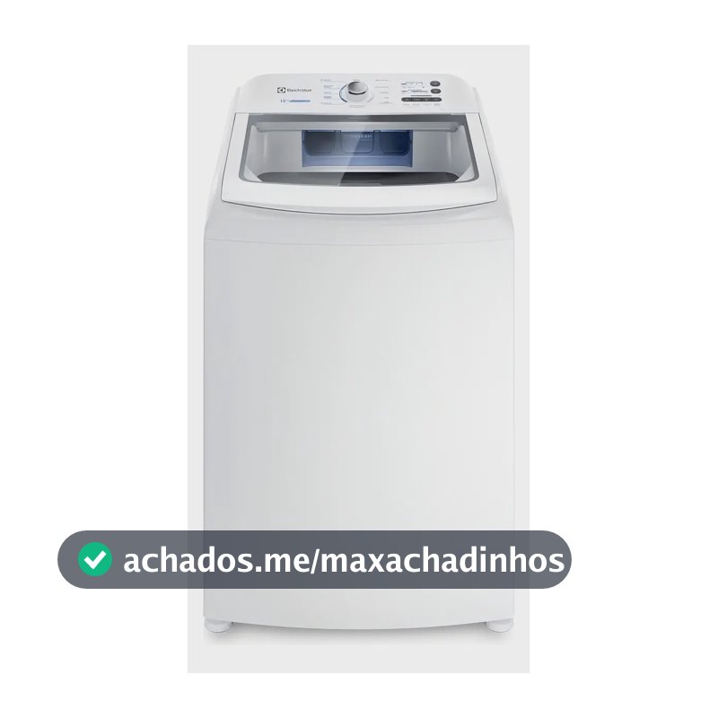 Máquina de Lavar Electrolux 15kg Branca Essential Care com Cesto Inox e Jet&Clean LED15