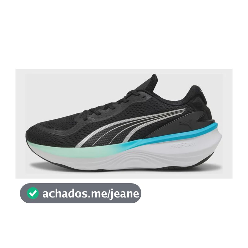 Tênis De Corrida Scend Pro 2 Black-blue Puma 41 Br