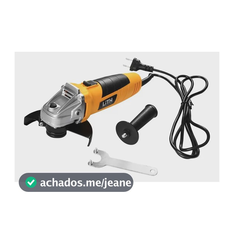 Esmerilhadeira Angular Lith 5" 125mm 600W 12000rpm