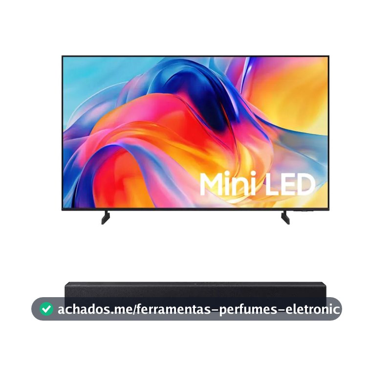 Samsung Smart Tv 55 Miniled 4k M75h + Soundbar Samsung Hw-b400f