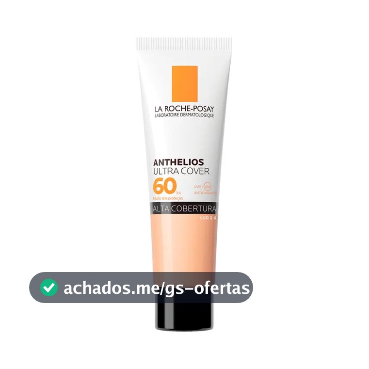 Protetor Solar Facial com Cor FPS 60, Anthelios Ultra Cover La Roche-Posay, 30g
