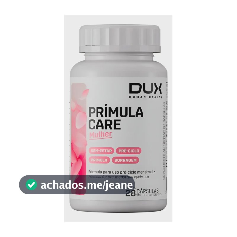 Dux Primula Care 28 Cápsulas Suplemento Barra De Cereais Outros