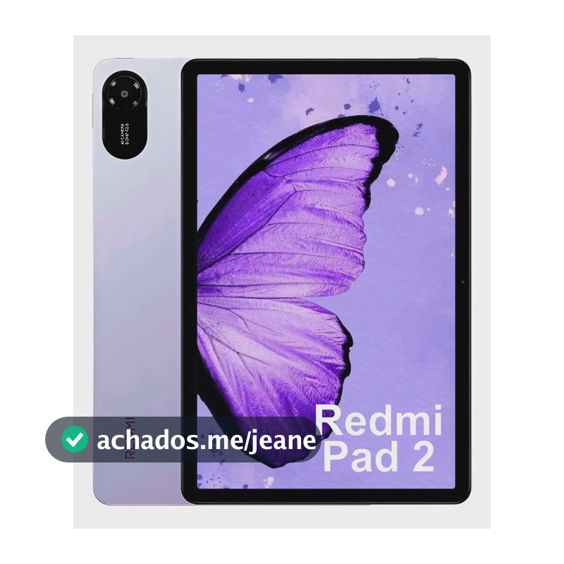 Tablet Xiaomi Redmi Pad 2 11, 8 GB, 256 GB, Wi-Fi, roxo lavanda