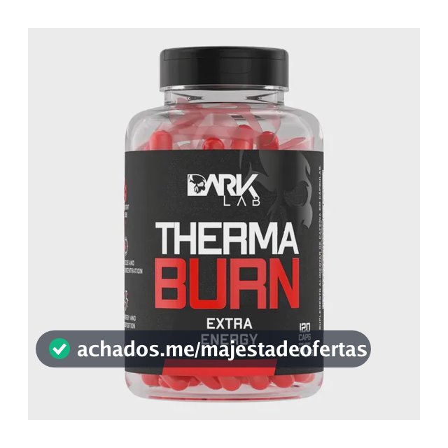 Termogênico Therma Burn 210mg De Cafeína 120 Caps Dark Lab Sabor Sem sabor