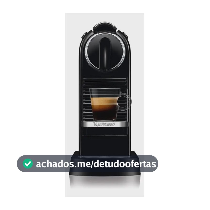 Cafeteira Nespresso Citiz Preta Preto 127v