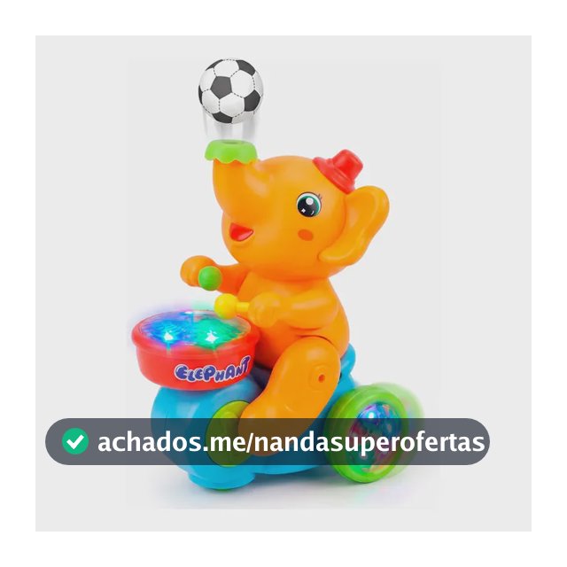 Brinquedo Musical Elefante Equilibrista Com Luz E Som