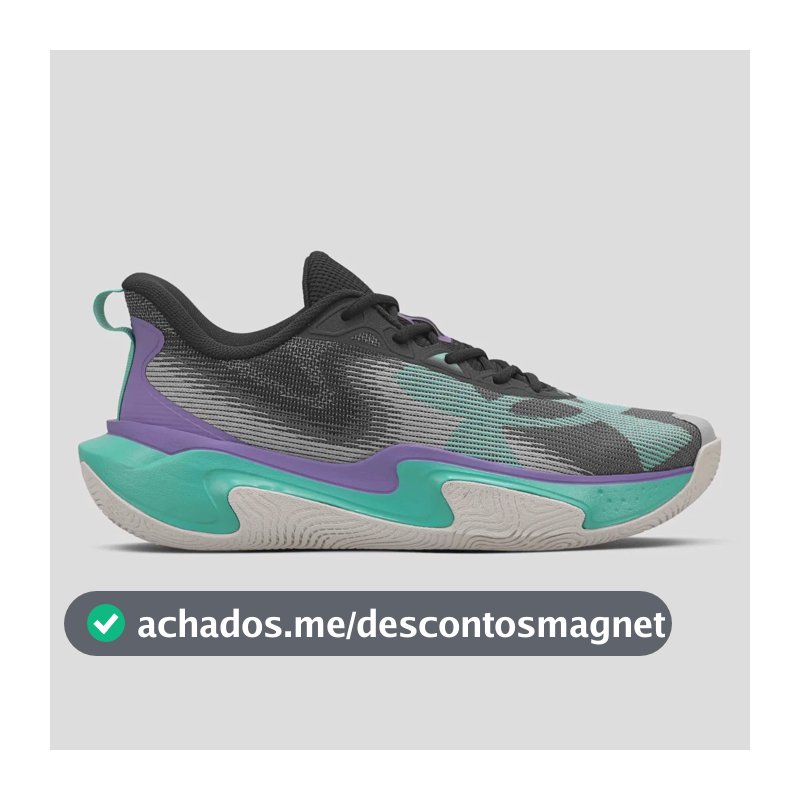 Tênis Masculino Layup Under Armour Black/purplhebe/grenmod Liso 43 Br