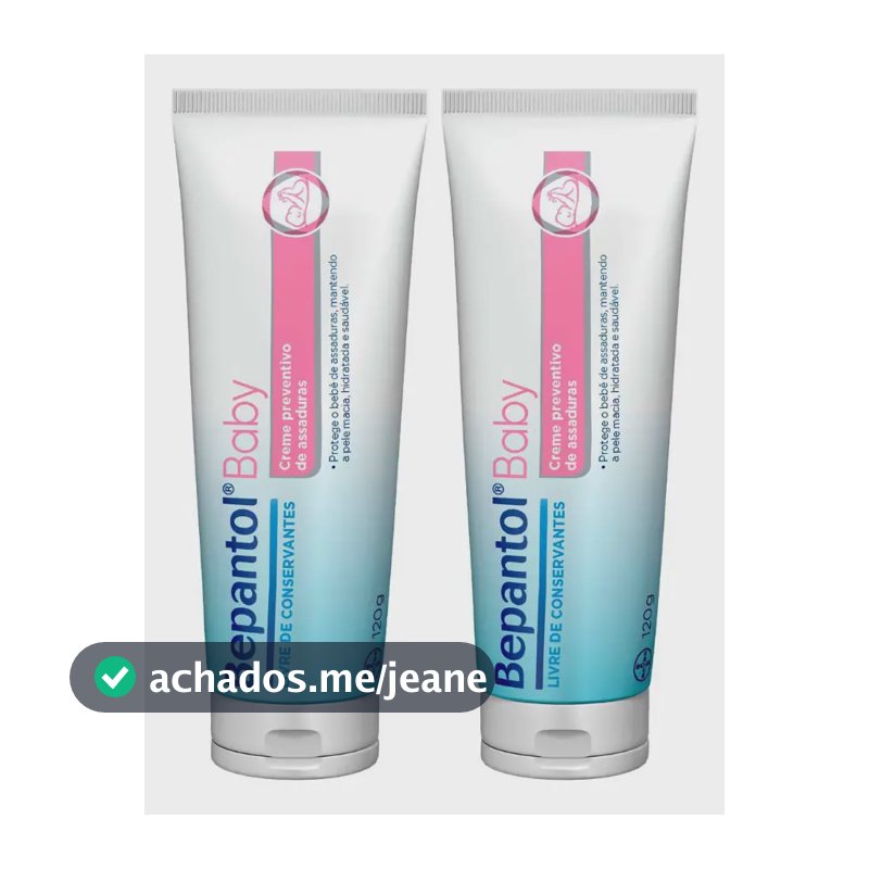 Kit 2 Bepantol Baby 120g Pomada Assadura Proteção Bebê