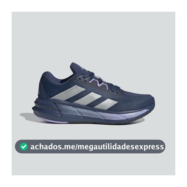 Tênis Feminino Questar 3 adidas Tecind/silvmt/glopur Liso 36 Br