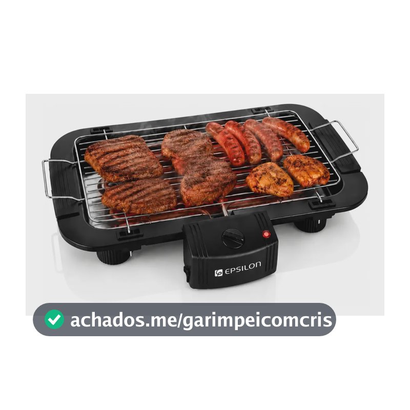 Eps-3091 Churrasqueira Elétrica Sem Fumaça Grill Ajuste de temperatura Epsilon