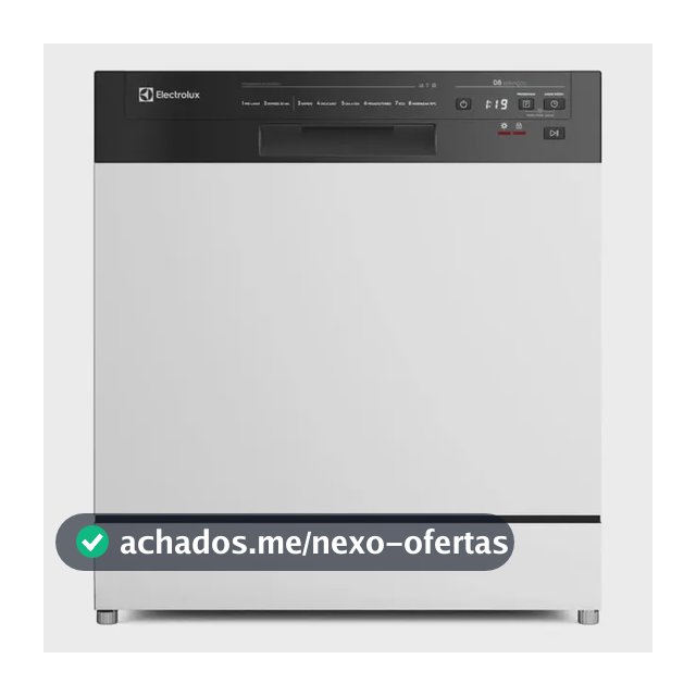 Lava-louça Electrolux 8 Serviços Branca Lava E Seca 50' Lb08 Cor Branco