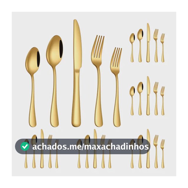 Jogo 30 Peças Conjunto Talheres Inox Faqueiro