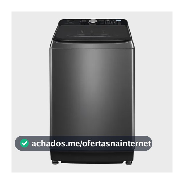 Lavadora De Roupas Midea 16,5kg Cesto Inox Ma512w165/gk-04 110v Cinza Titânio