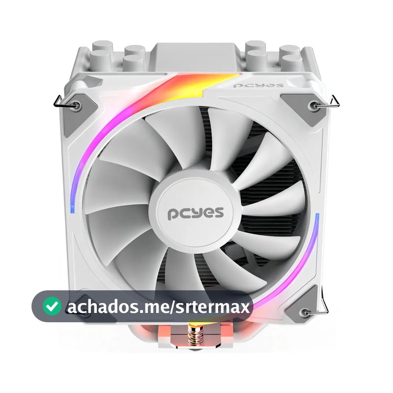 Pcyes Frost Pulse Argb Cooler Para Processador White Ghost