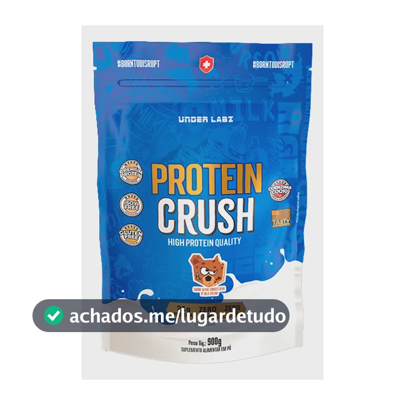 Proteína Under Labz Whey concentrado Crush em pó sabor Cookies Bear x 900g