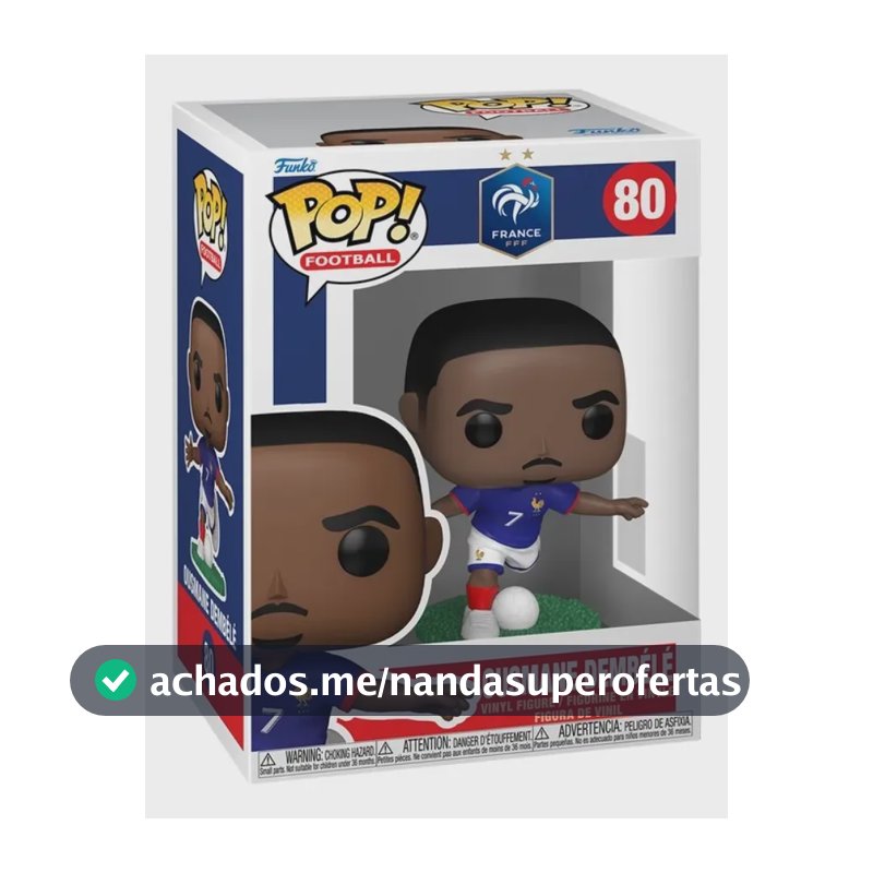 Boneco Funko Pop! de Futebol França Ousmane Dembélé