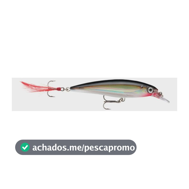 Isca Artificial Meia Água Rapala X-Rap XR-8 Silver 8cm 7g Pesca Predadores
