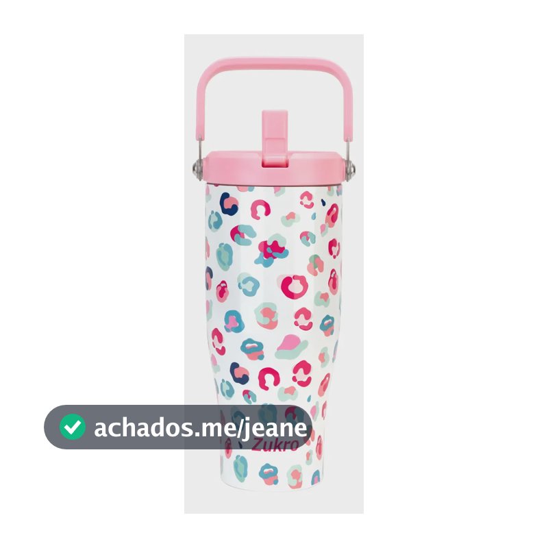 Copo Térmico 1,2 L Com Alça De Transporte E Canudo Leopardo Colorido Copo Termico 40oz Garrafa Termica