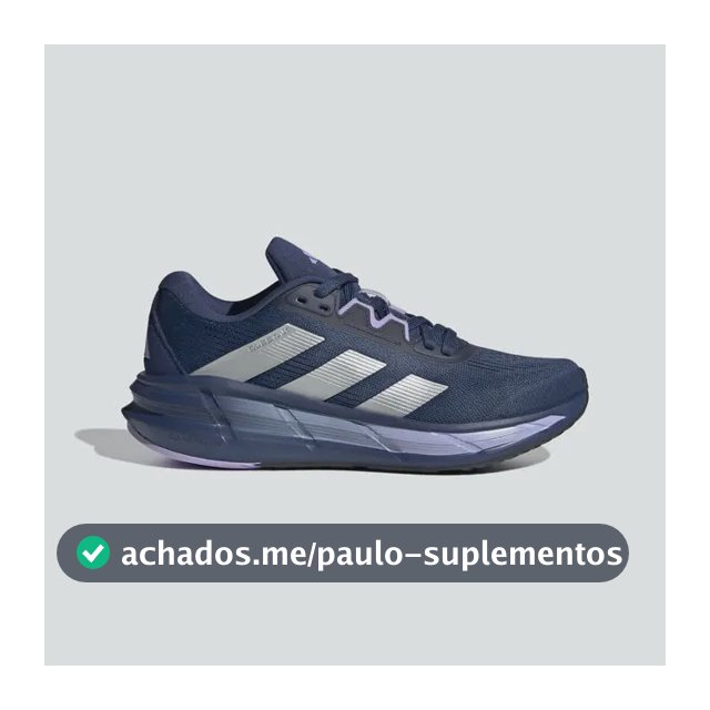 Tênis Feminino Questar 3 adidas Tecind/silvmt/glopur Liso 36 Br