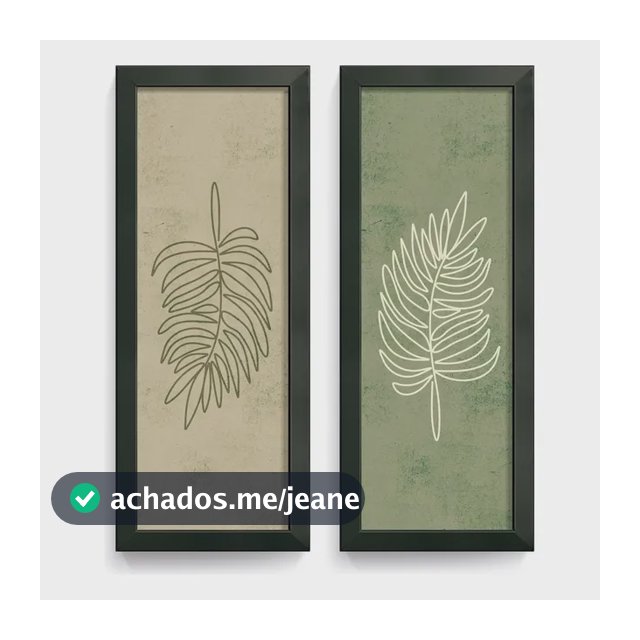 Quadro Decorativo Samambaias Boho Cozinha Banheiro Lavabo