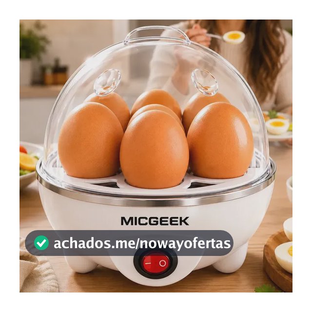 Cozedor De Ovos Automático Panela A Vapor Elétrica Legumes Elétrica Portátil Prático Rápido 7 Ovos Em 5min Micgeek