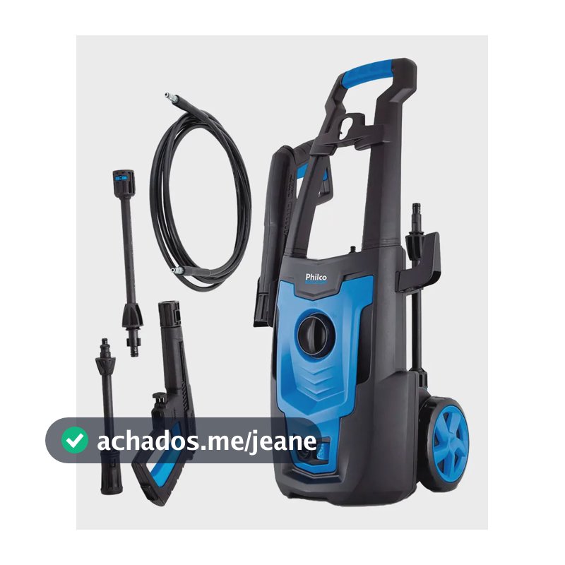 Lavadora de alta pressão Philco PLA3100 azul de 1800W com 2100psi de pressão máxima