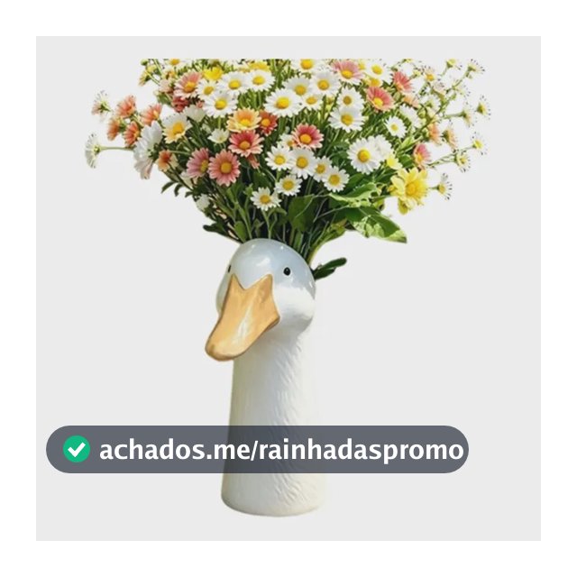 Vaso Decorativo De Cerâmica Formato Ganso