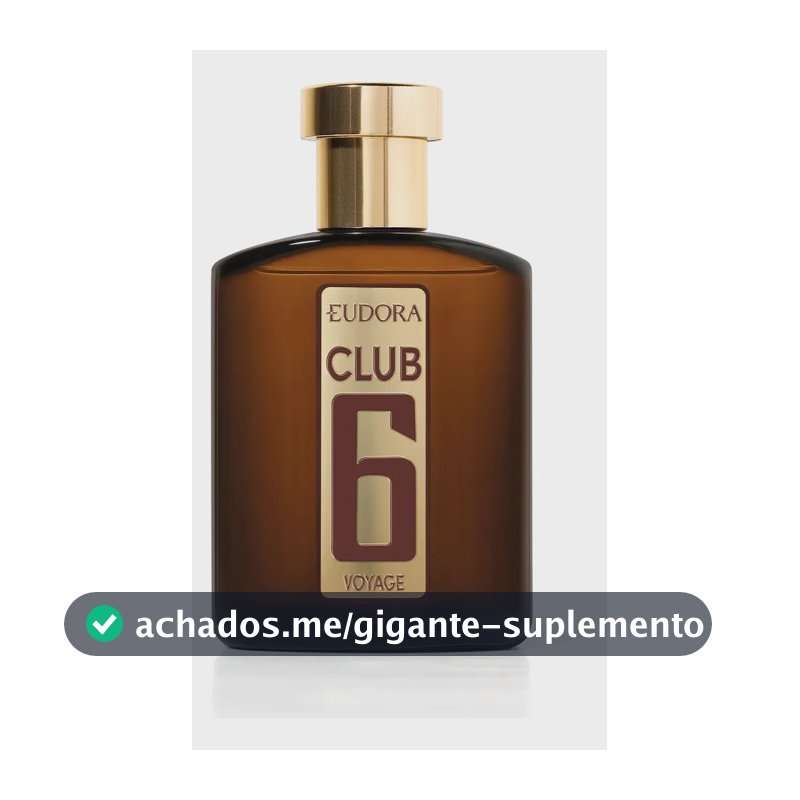 Club 6 Voyage Desodorante Colônia 95ml
