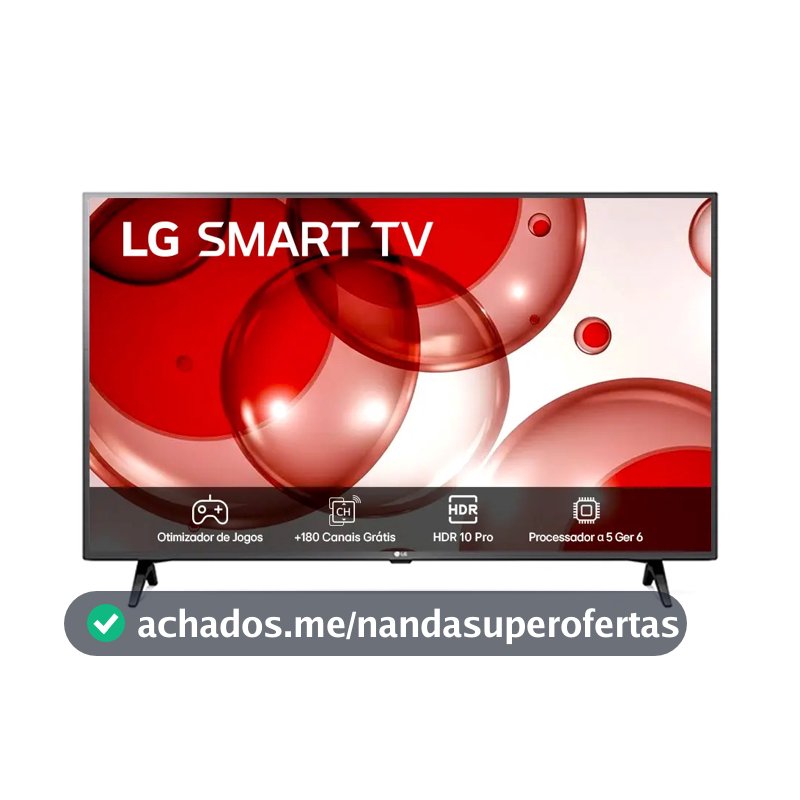 Smart TV Profissional LG 43" Full HD Processador a5 Ger6 AI Alexa Integrada webOS 23 – 43LR671C-B