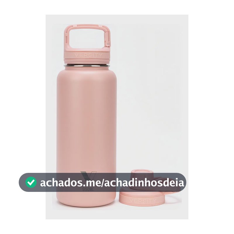 Garrafa Térmica Isolada A Vácuo Versity Coldkeeper 1l Inox Cor Rose