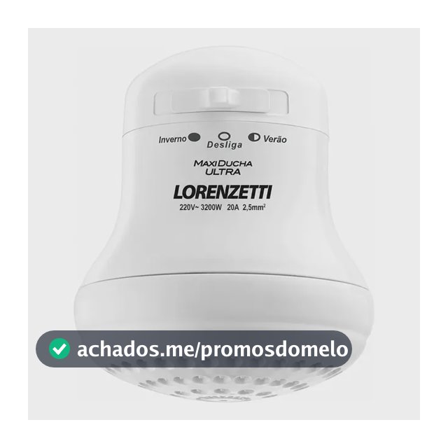 Maxi Ducha Ultra Lorenzetti 127v 3200w Ou 220v 3200w