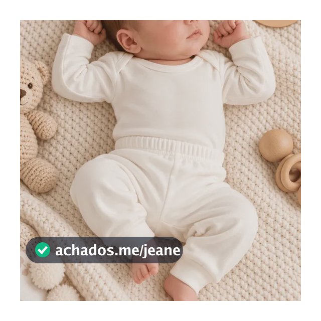 Conjunto Body Manga Longa E Mijão Culote Pé Reversível Bebê