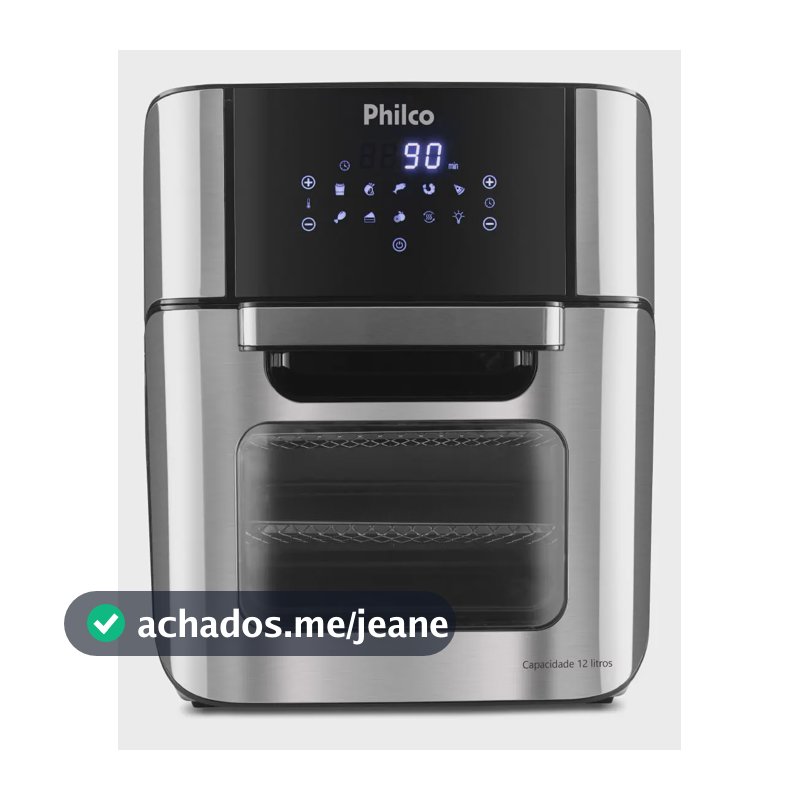 Air Fryer Oven Philco 12L 4 em 1 1800W PFR2200P