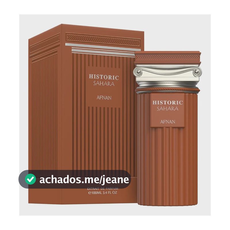 Perfume Historic Sahara Afnan 100ml Unissex