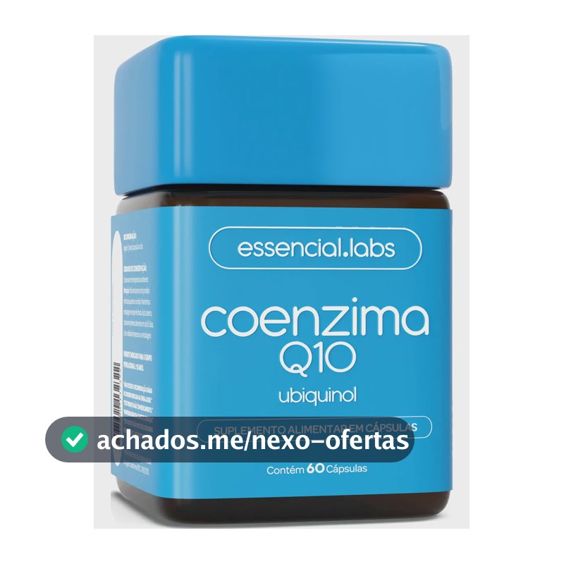 COENZIMA Q10 UBIQUINOL 100mg por Cápsula - 60 Cápsulas - Fórmula Concentrada com Matéria-prima Importada