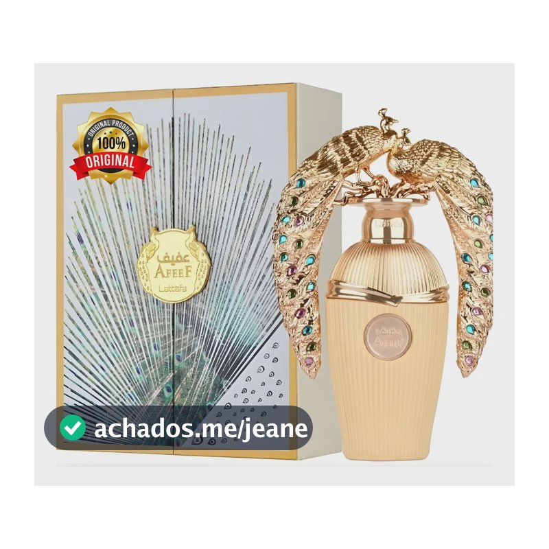 Perfume Arabe Lattafa Afeef Eau De Parfum 100ml