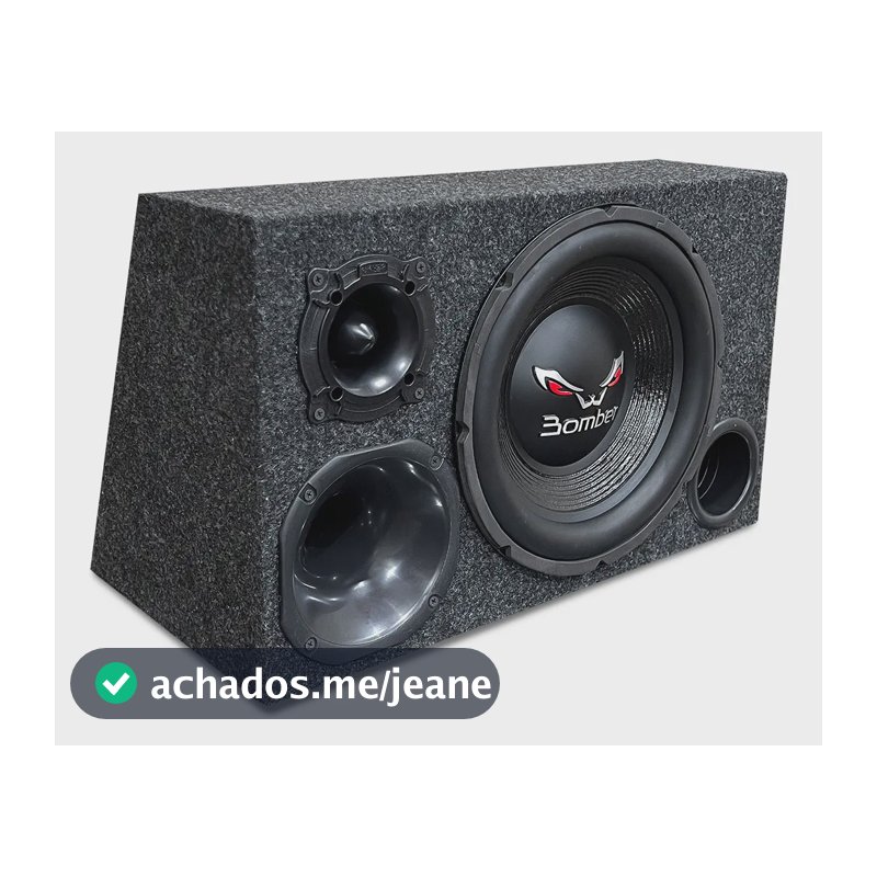 Caixa Trio Som Completa Bomber Bicho Papao 12 Pol Sub