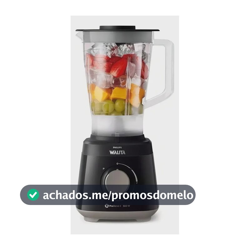 Liquidificador Walita Daily RI2110 550W 2 Velocidades Philips