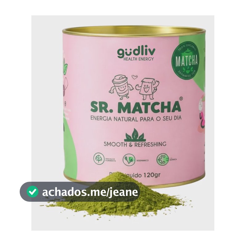 Matcha Premium 100% Puro Cha Verde Pó - Antioxidante Vegano