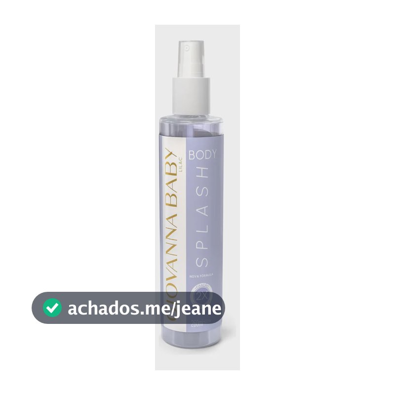 Body Splash Desodorante Giovanna Baby Lilac 260ml