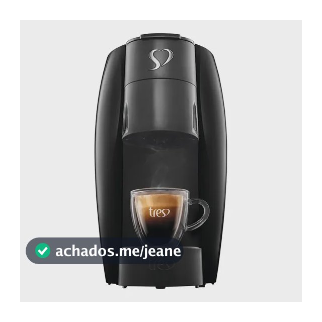 Cafeteira Tres Corações Lov Automática Preta-brilhante Cor Preto