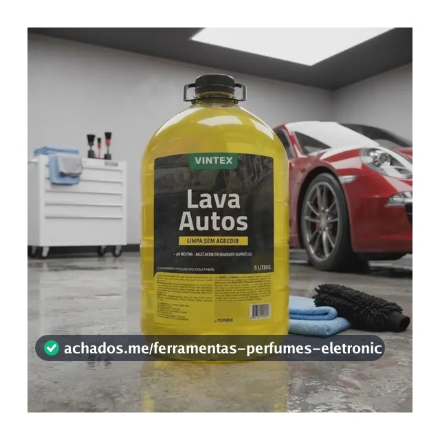 Shampoo Automotivo Concentrado Neutro Vintex Vonixx 5l