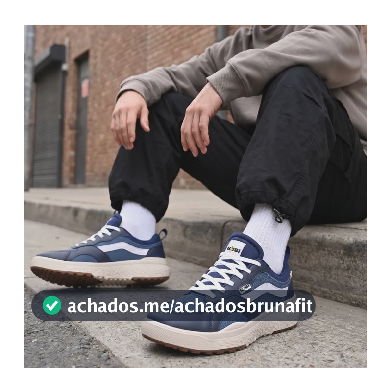 Tênis Urbi Skate Casual Conforto Leve Unissex Bike Vr3 Azul Lisa 38 Br